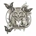 Family first  tattoo design idea