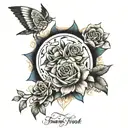 Family first  tattoo design idea
