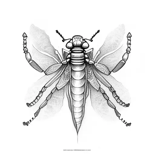 mantis religiosa tattoo design idea