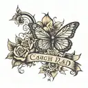 memory for Coach dad memorial tattoo design idea