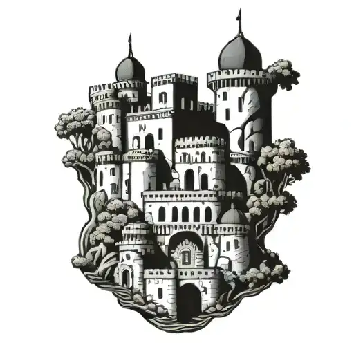haitian Citadelle tattoo design idea