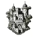 haitian Citadelle tattoo design idea