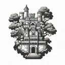 haitian Citadelle tattoo design idea