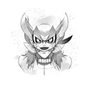 Anime basketball fusion tattoo design idea