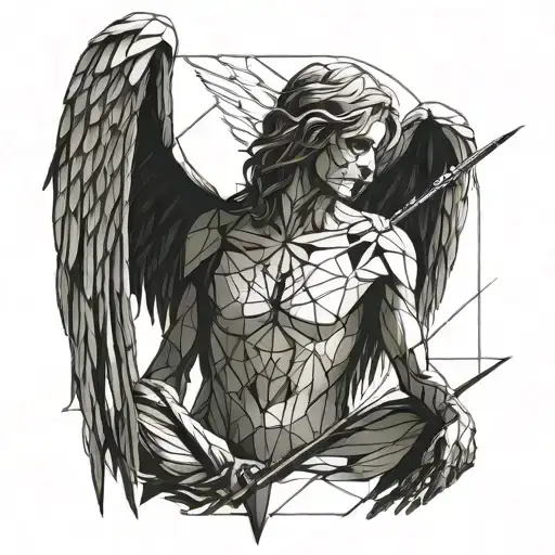 angel of death  tattoo design idea