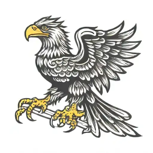 albanian eagle tattoo design idea