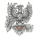 albanian eagle tattoo design idea