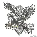 albanian eagle tattoo design idea