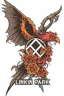 linkin park logo tattoo design idea
