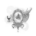 trust no one tattoo design idea