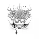 trust no one tattoo design idea