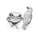 Pepe el pollo  tattoo design idea