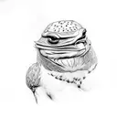 Pepe el pollo  tattoo design idea
