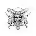 one piece crew tattoo design idea