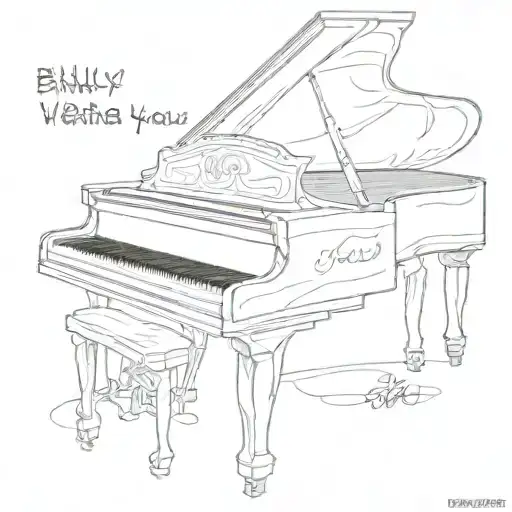 lyrics from billy Joel's Vienna waits for you   tattoo design idea