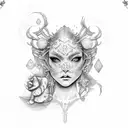 Opal Maeve tattoo design idea