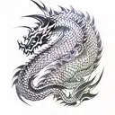 Dragon, skyrim tattoo design idea