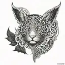 lust fortune tattoo design idea