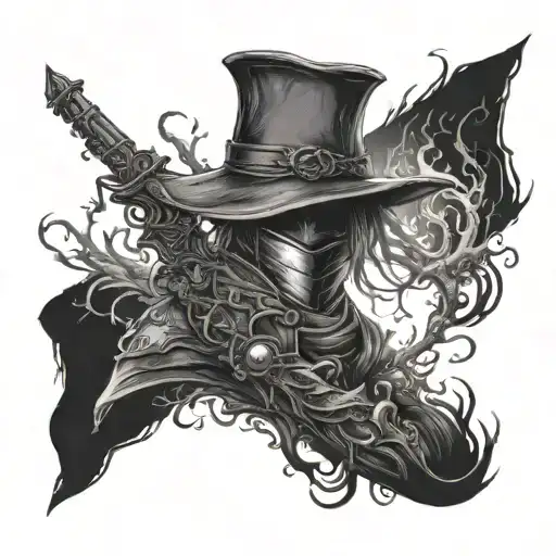 bloodborne inspired tattoo tattoo design idea