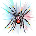 Spider tattoo design idea