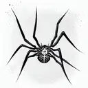 Spider tattoo design idea