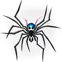 Spider tattoo design idea