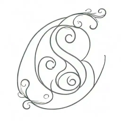 semi colon with infinity symbol tattoo design idea