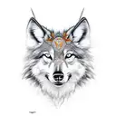 Dacian wolf tattoo design idea