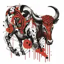 Aries + Taurus tattoo design idea