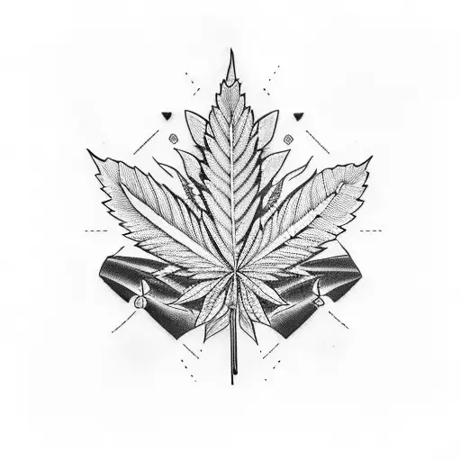 420 weed time tattoo design idea