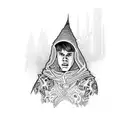 justin bieber castle tattoo  tattoo design idea