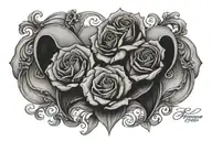together forever tattoo design idea