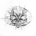 A tattoo that represents the struggle with depression and anger tattoo design idea