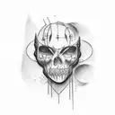 A tattoo that represents the struggle with depression and anger tattoo design idea