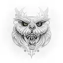 sheffield cross anglo saxon tattoo design idea