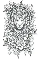 fill in any remaining gaps tattoo design idea