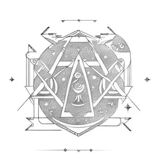 aquarius leo libra gemini virgo tattoo design idea