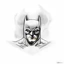 Batman tattoo design idea