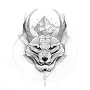 fases lunares tattoo design idea