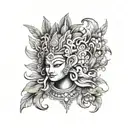 cakra Balinese  tattoo design idea