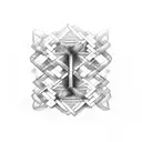 DNA SHAPED HARDSTYLE MUSIC tattoo design idea