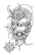 immortality tattoo design idea