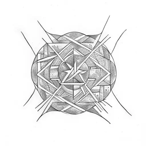 Baltic pagan small tattoo design idea