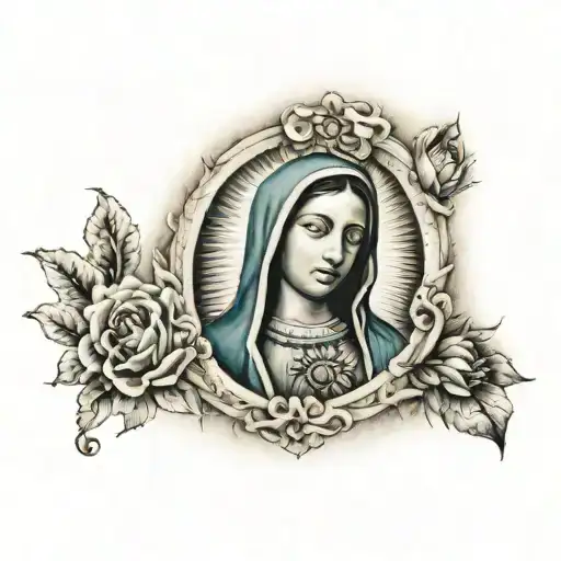 Virgin of Guadalupe tattoo design idea