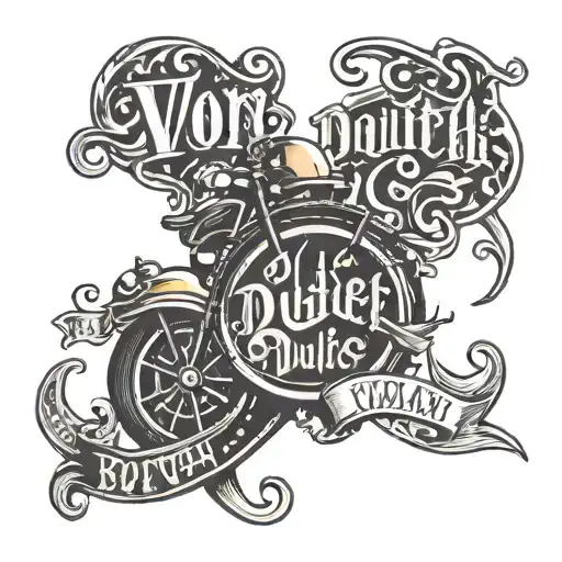 von Dutch font tattoo tattoo design idea