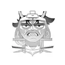 Samurai jack tattoo design idea