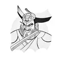 Samurai jack tattoo design idea