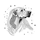 Summarized Description: The Norwegian Ridgeback is a majestic creature with scales resembling rugged mountain peaks, win tattoo design idea