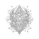 Forest tattoo design idea