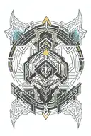Warframe Mesa Prime tech  tattoo design idea